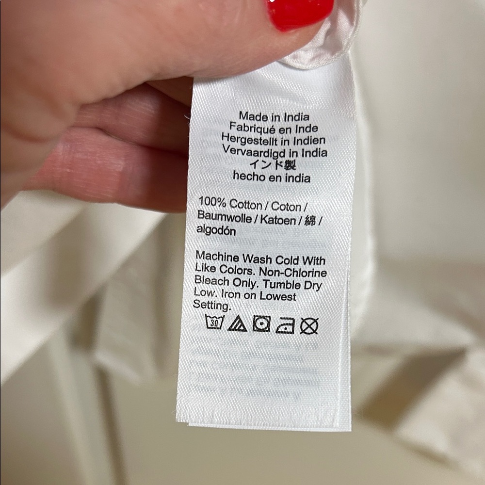 Madewell Women's White Button Down Shirt - Picture 5 of 5